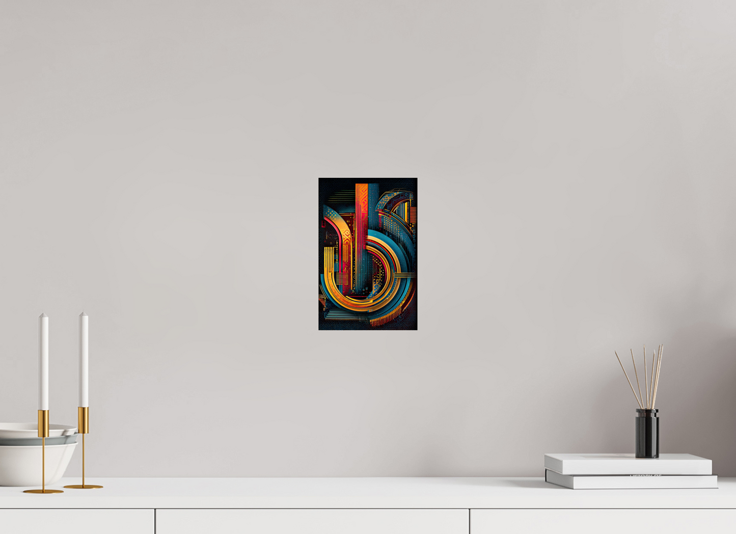 6 x 9.2″, Fine Art Print On Aluminum Dibond Abstract Jazz