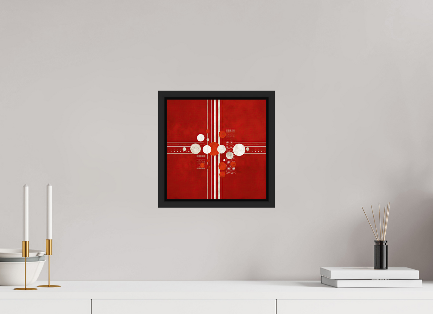 10 x 10″, Fine Art Print on Aluminum Dibond with Boarder White Line 2
