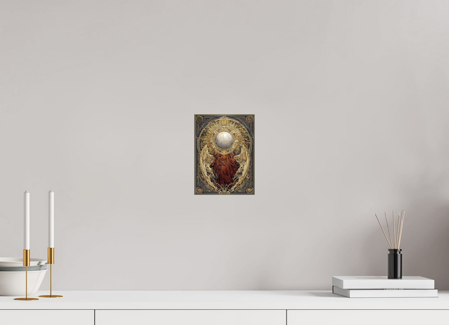 6 x 8″, Fine Art Print On Aluminum Dibond Abstract Angel
