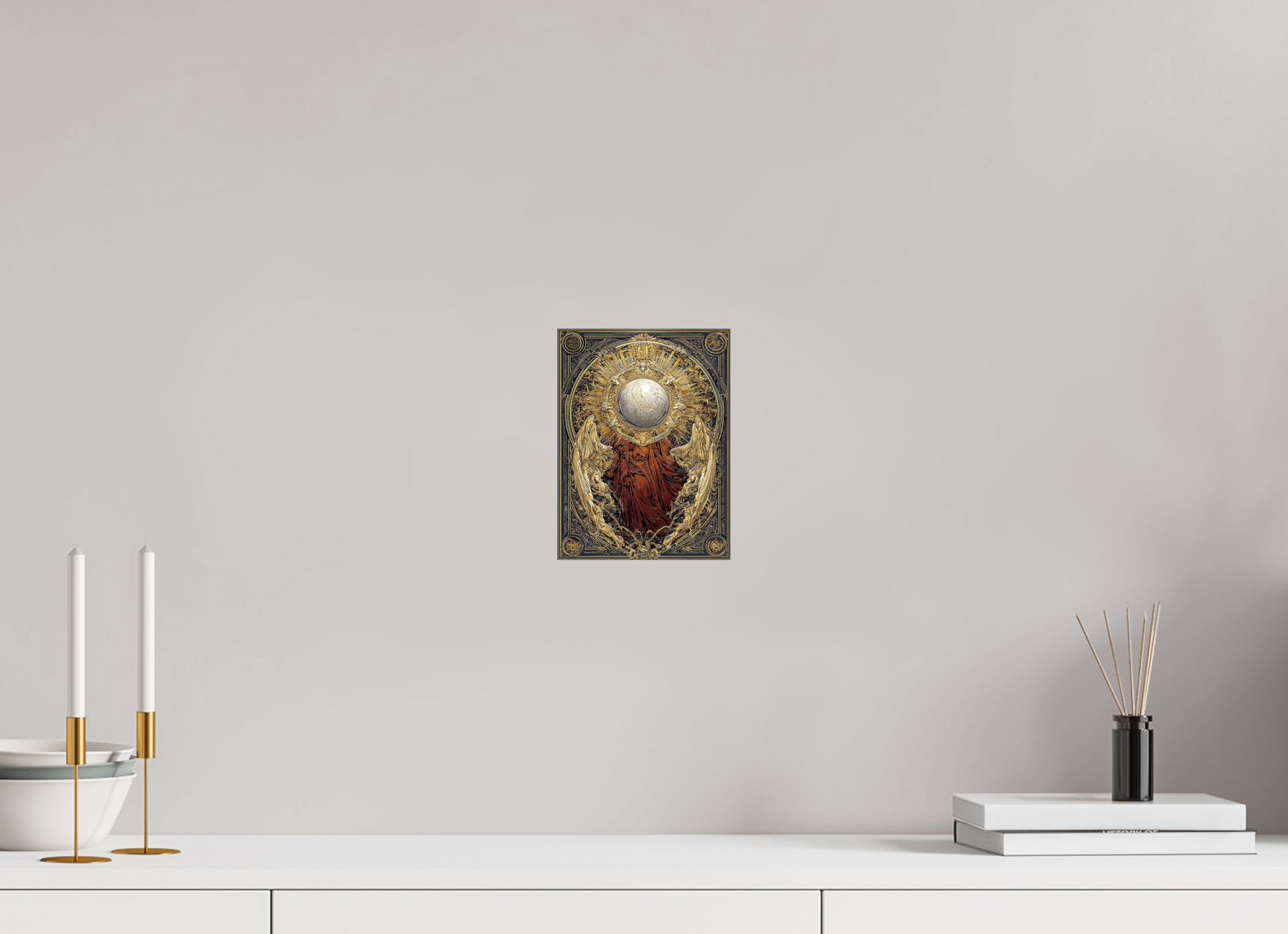 6 x 8″, Fine Art Print On Aluminum Dibond Abstract Angel