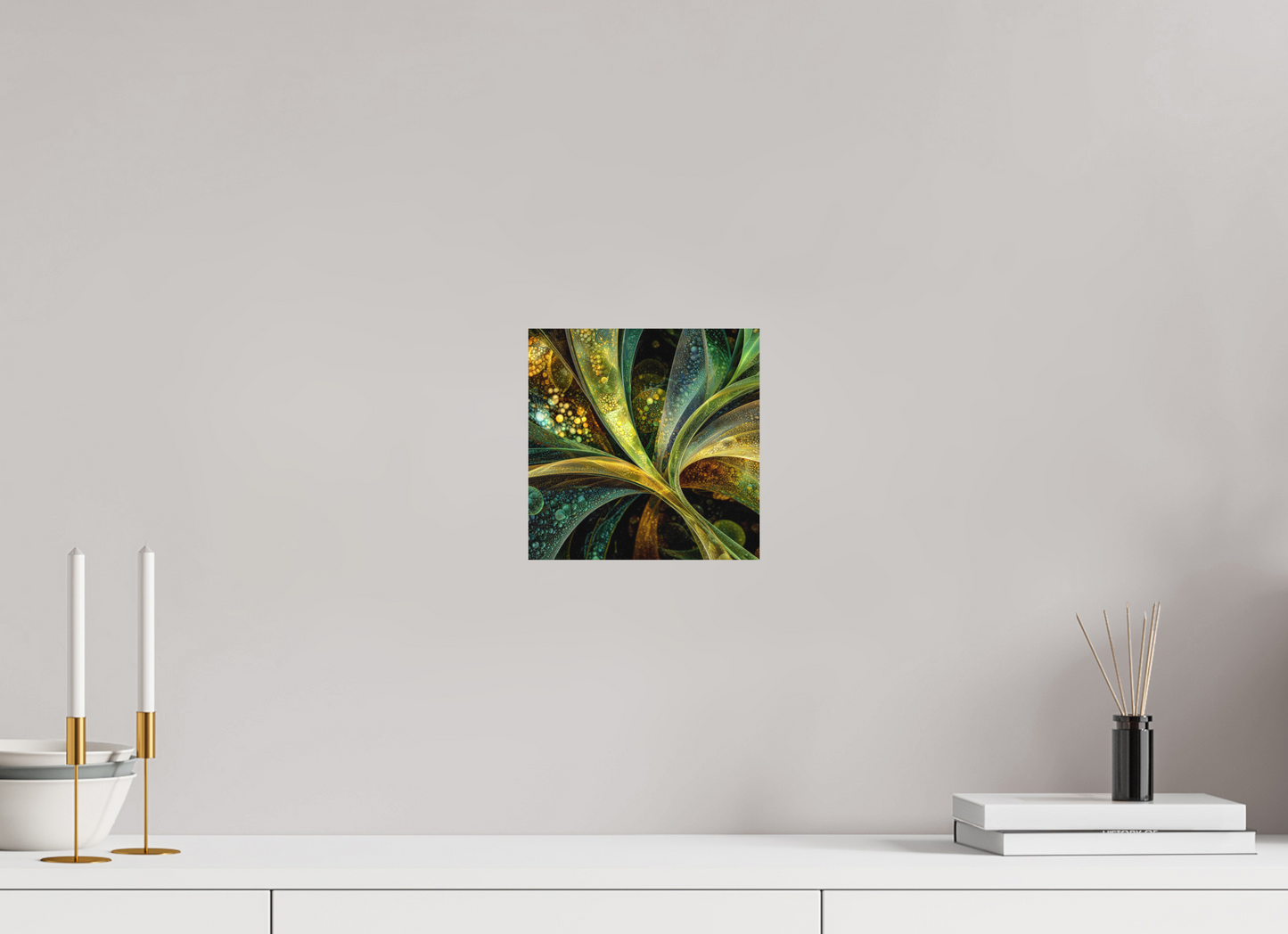8 x 8″, Photo Print on Aluminum Backing Algae
