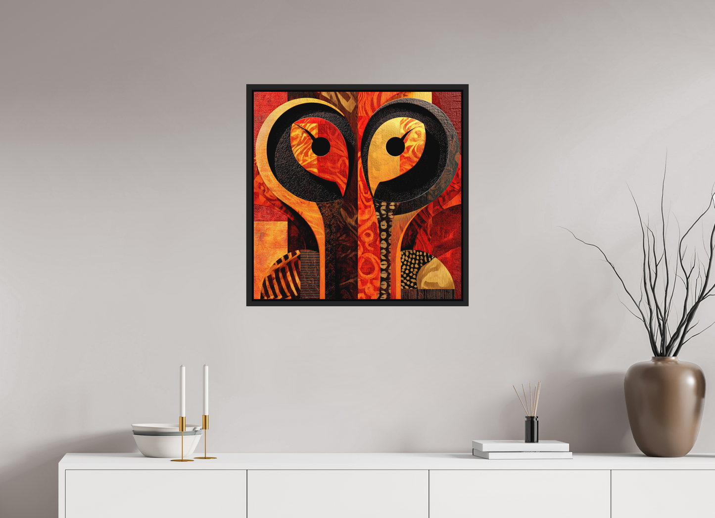 25 x 25″, Photo Print on Aluminum Backing with boarder Abstract Cutout 3