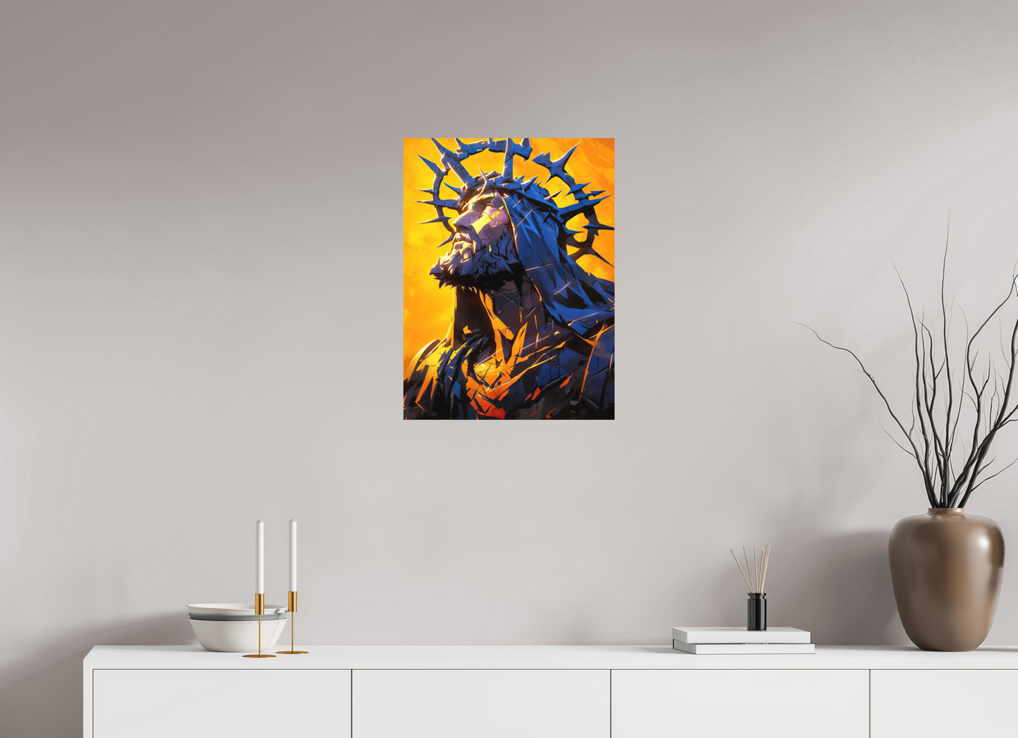 18 x 24″, Photo Print on Aluminum Backing Jesus