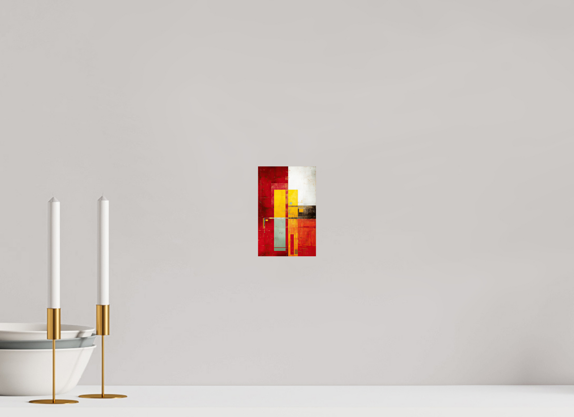 4 x 6.2″, Fine Art Print On Aluminum Dibond Modern Rectangle