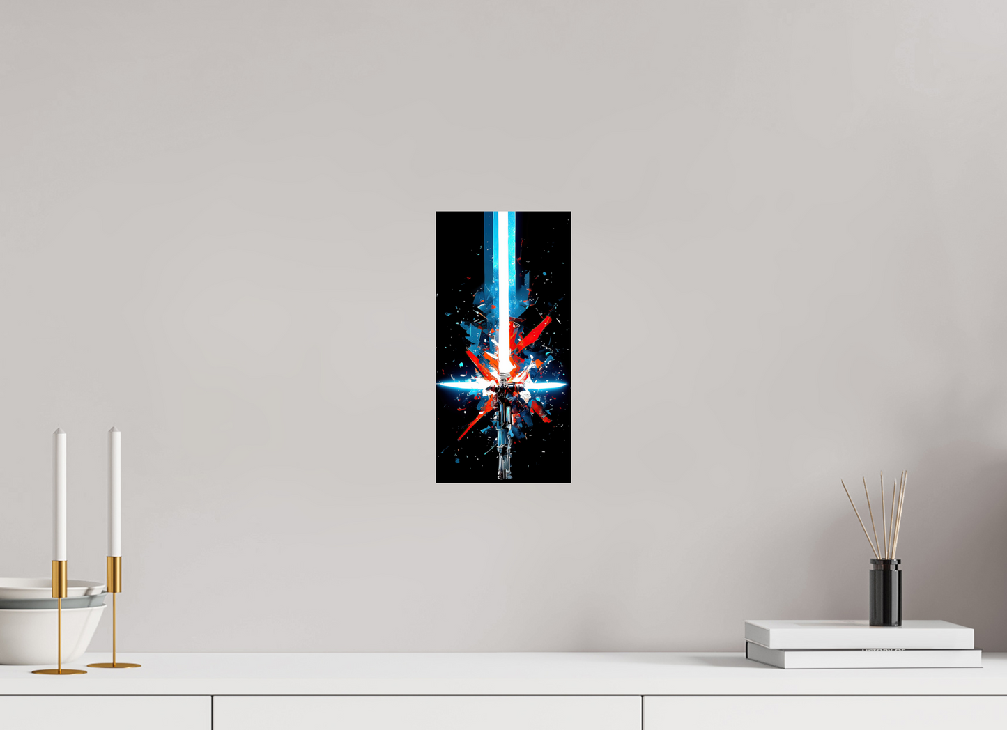 6 x 12″, Fine Art Print On Aluminum Dibond Freedom Lightsaber