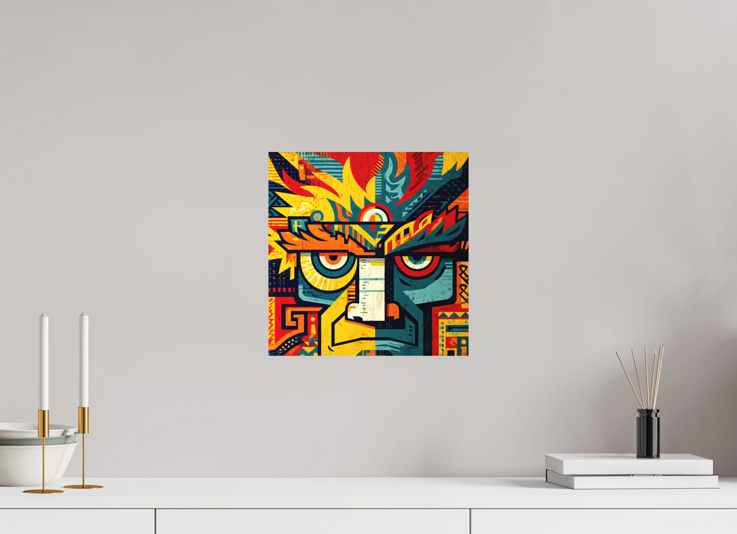 12 x 12.2″, Photo Print on Aluminum Backing Urban Tribal 2