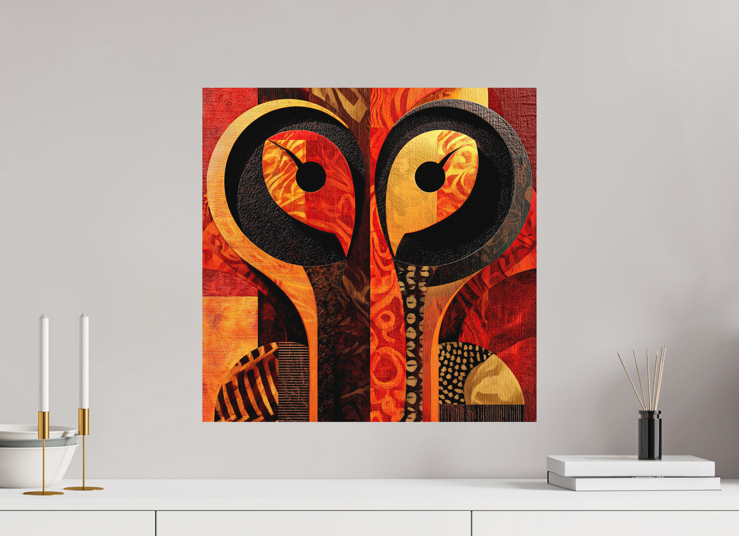 20 x 20″, Photo Print on Aluminum Backing Abstract Cutout 3