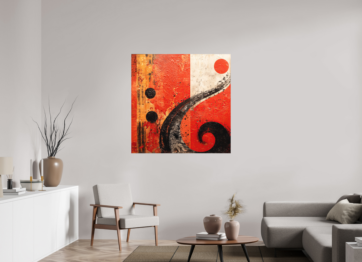 45 x 45″, Photo Print on Aluminum Backing Abstract Musical Note