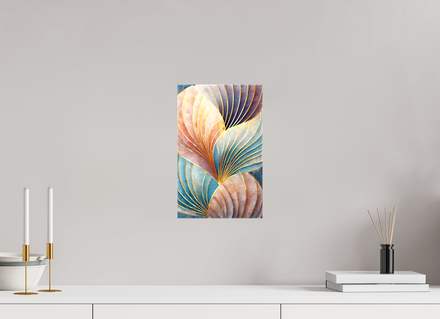 8 x 12.8″, Glossy Canvas Shells
