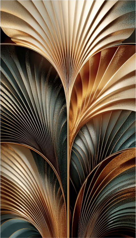 Main image Art Deco Leaves 3
