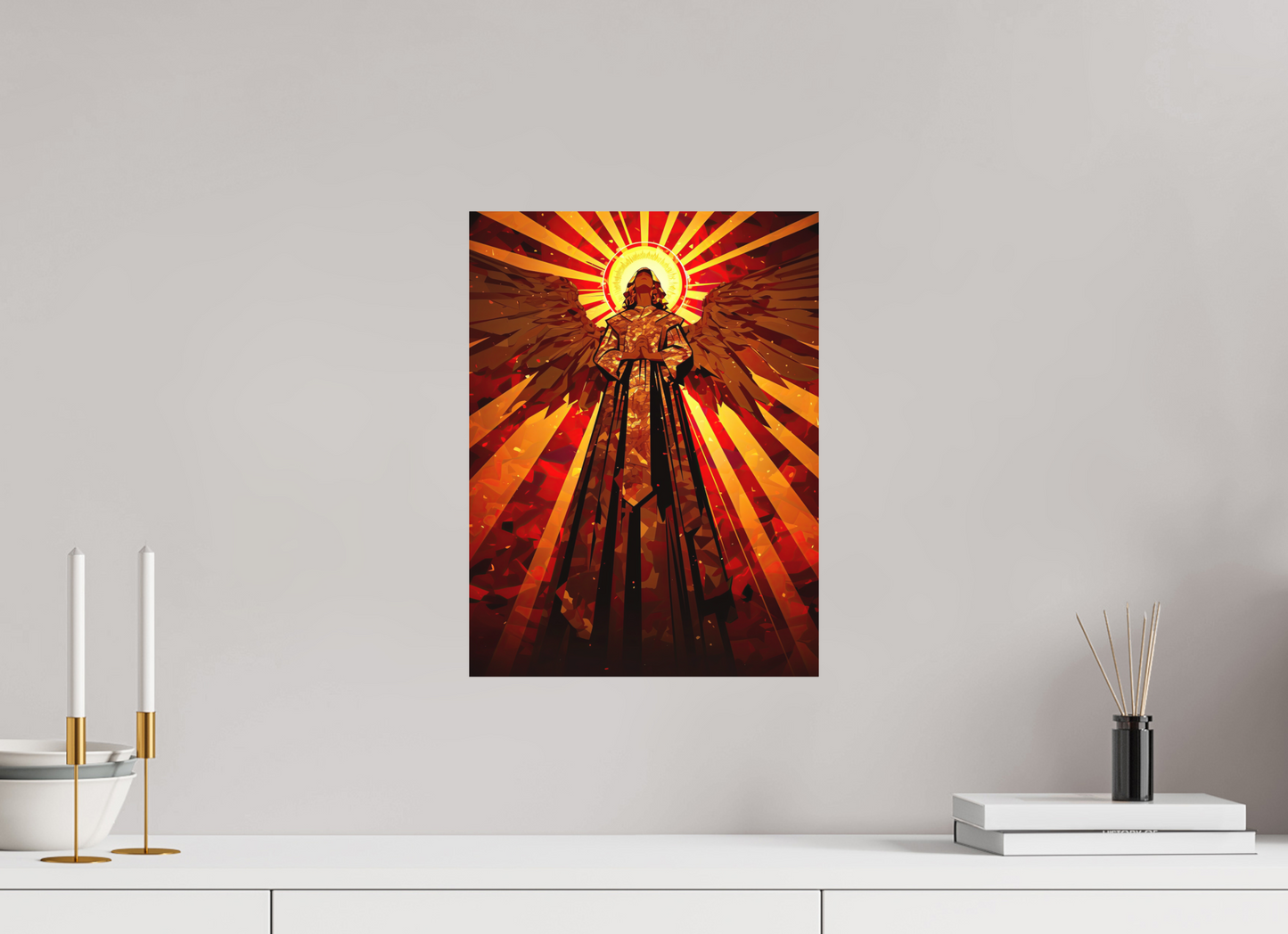 12 x 16″, Photo Print on Aluminum Backing Angel