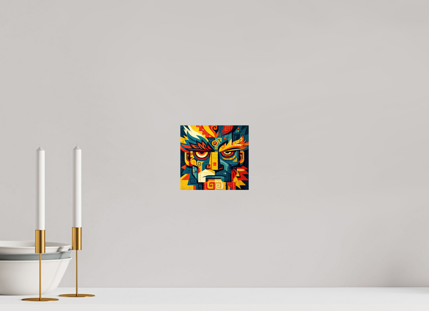6.3 x 6″, Fine Art Print On Aluminum Dibond Urban Tribal 3