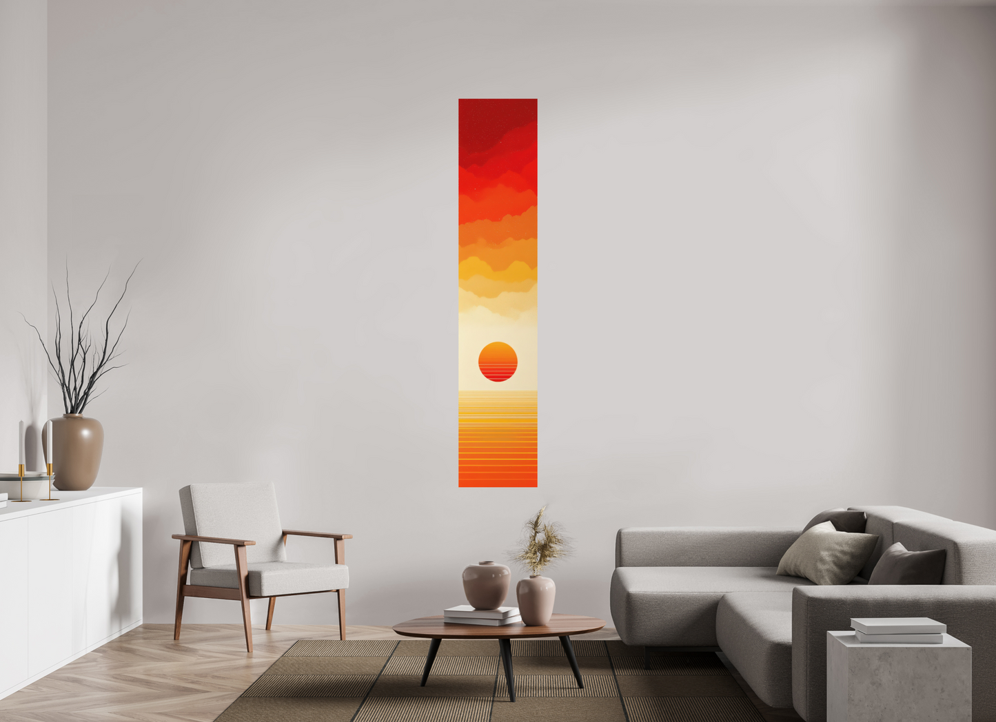 16 x 78.7″, Photo Print on Aluminum Backing Desert Mirage