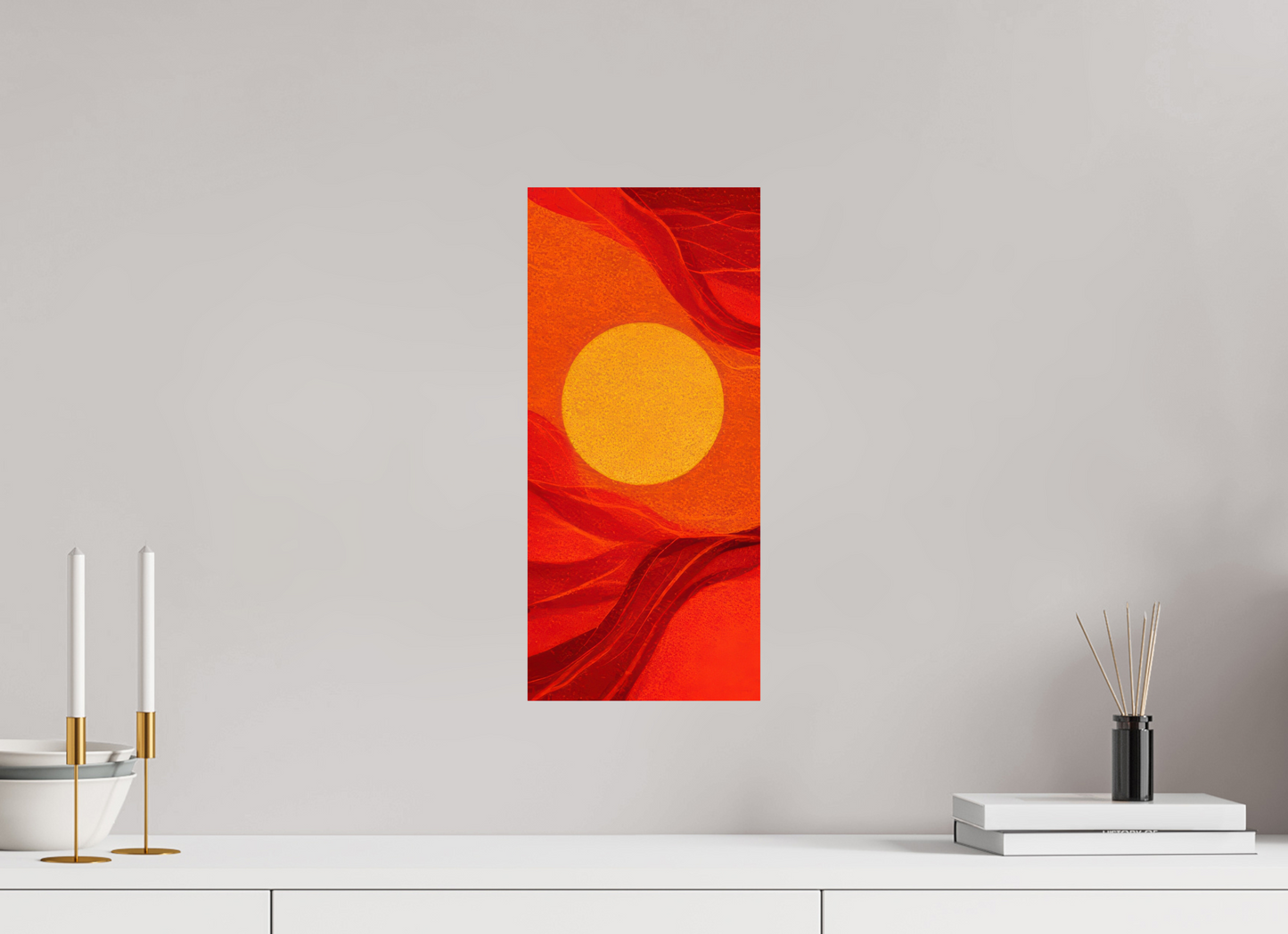 8 x 17.6″, Fine Art Print On Aluminum Dibond Abstract Desert Eye