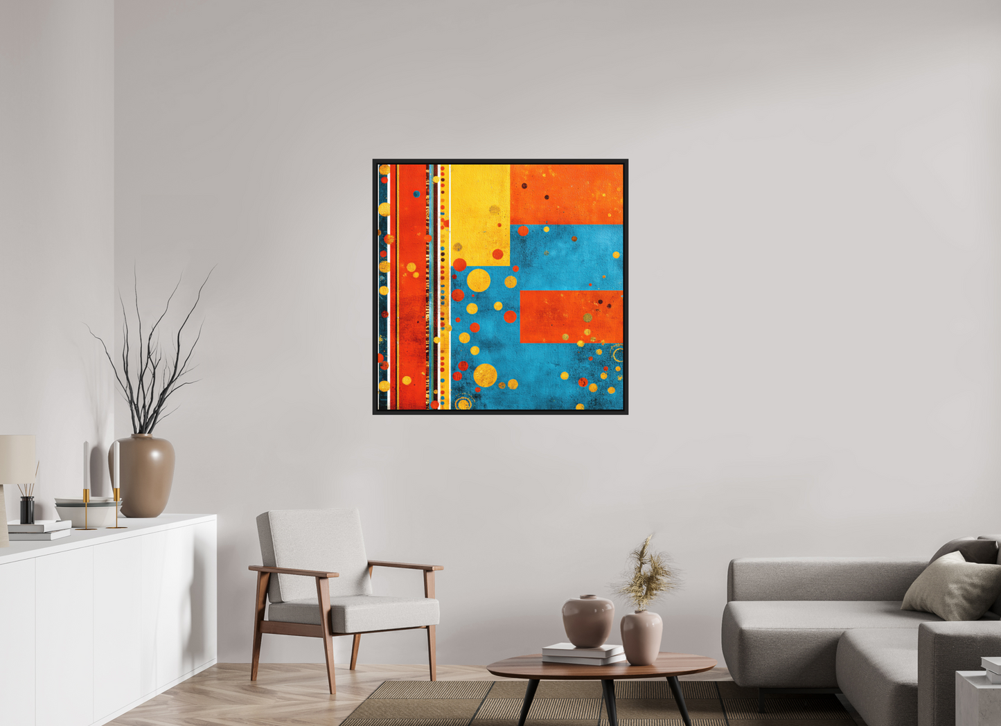 40 x 40″, Photo Print on Aluminum Backing with boarder Play Mat