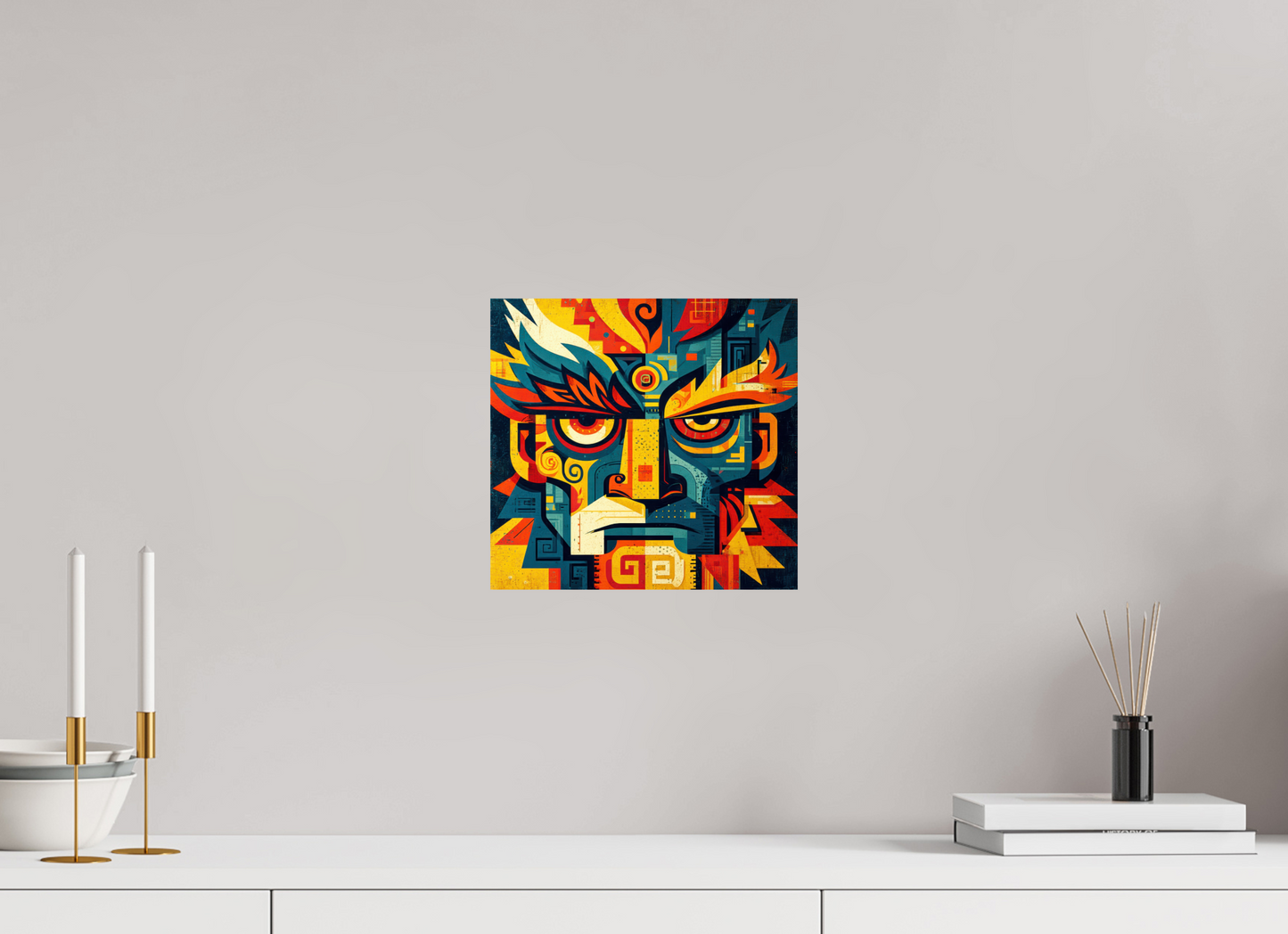 10.6 x 10″, Fine Art Print On Aluminum Dibond Urban Tribal 3
