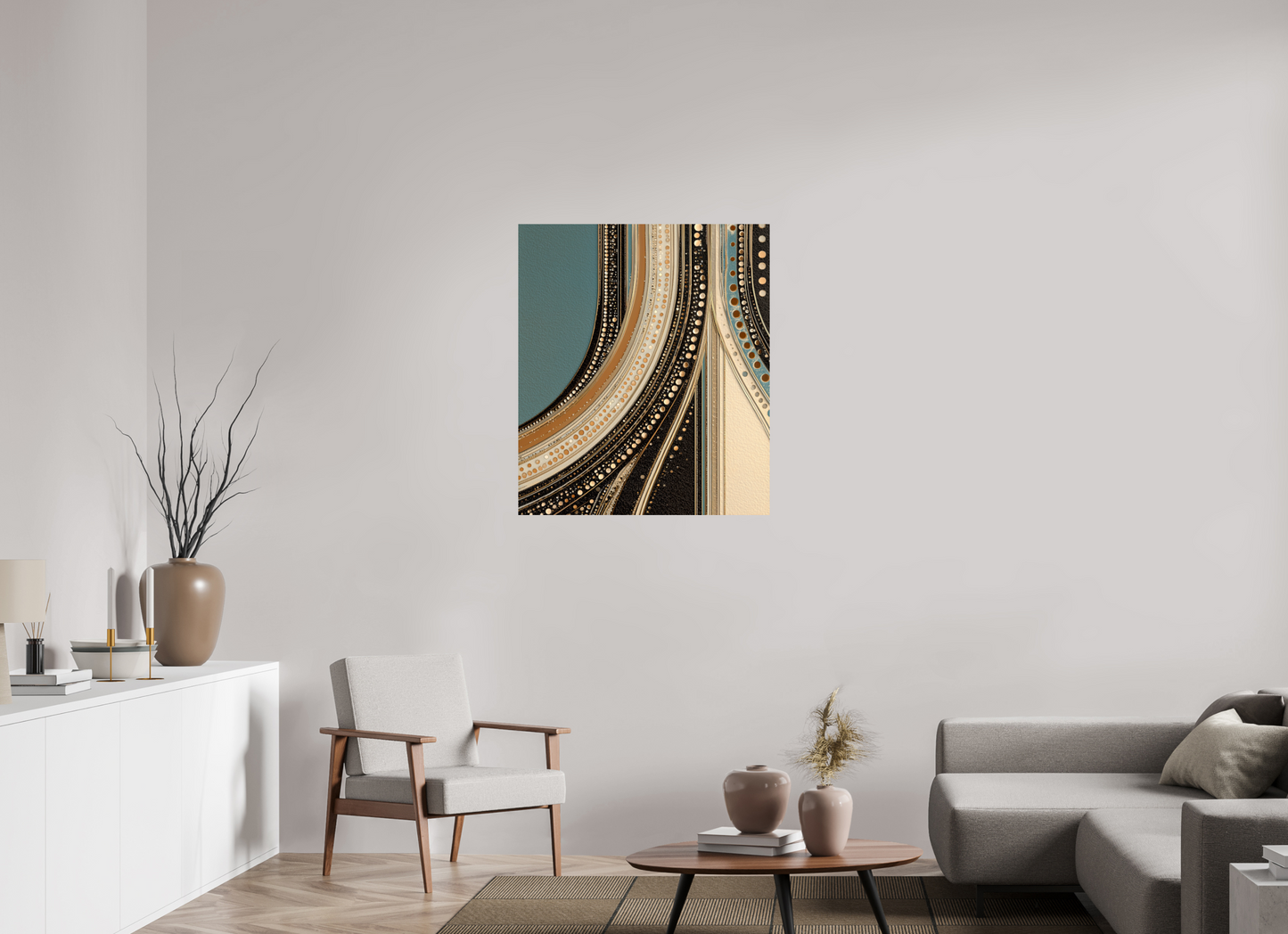 32 x 37″, Fine Art Print On Aluminum Dibond Flow