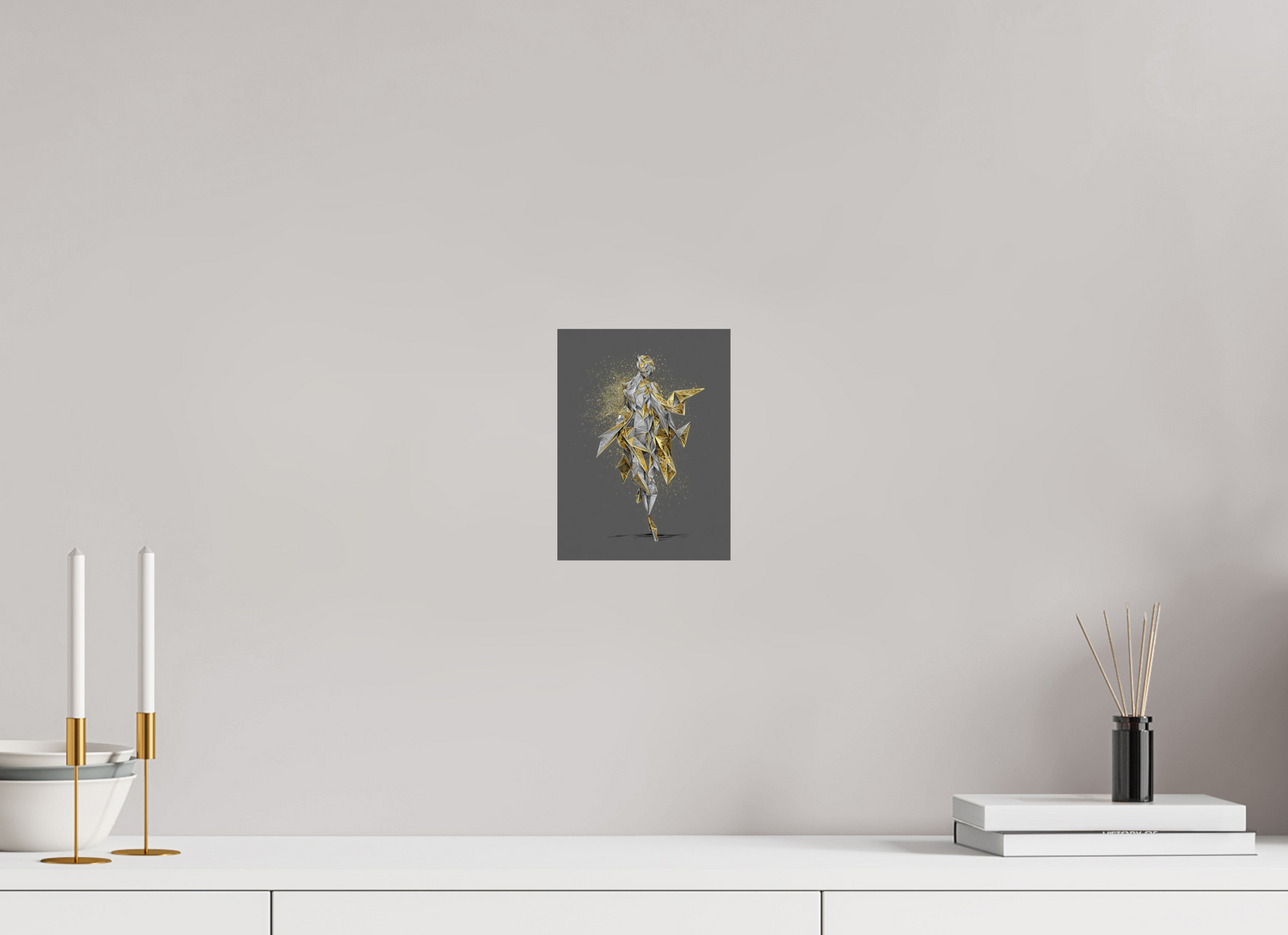 6 x 8″, Fine Art Print On Aluminum Dibond Abstract Woman