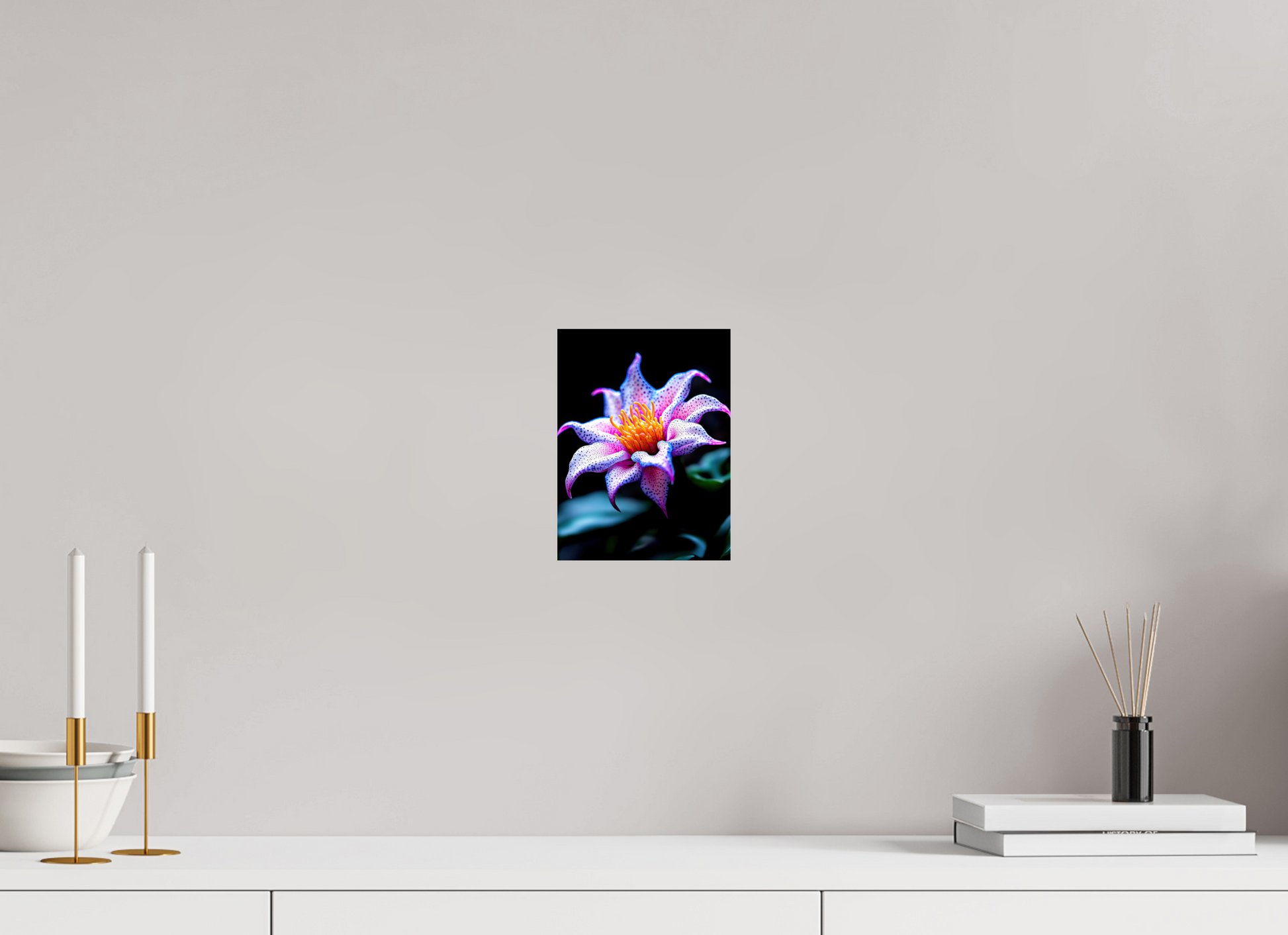 6 x 8″, Fine Art Print On Aluminum Dibond Cotton Candy Flower