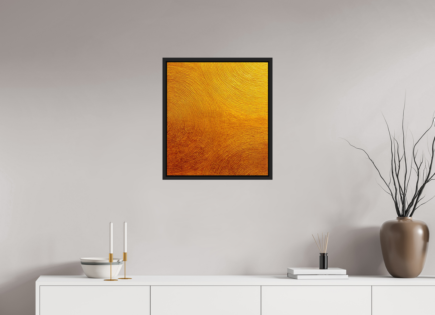 20 x 22.4″, Fine Art Print on Aluminum Dibond with Boarder Desert Circles
