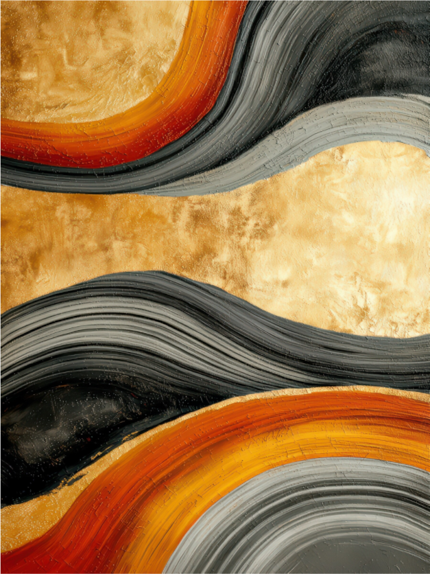 Main image Abstract Gold Geode 3