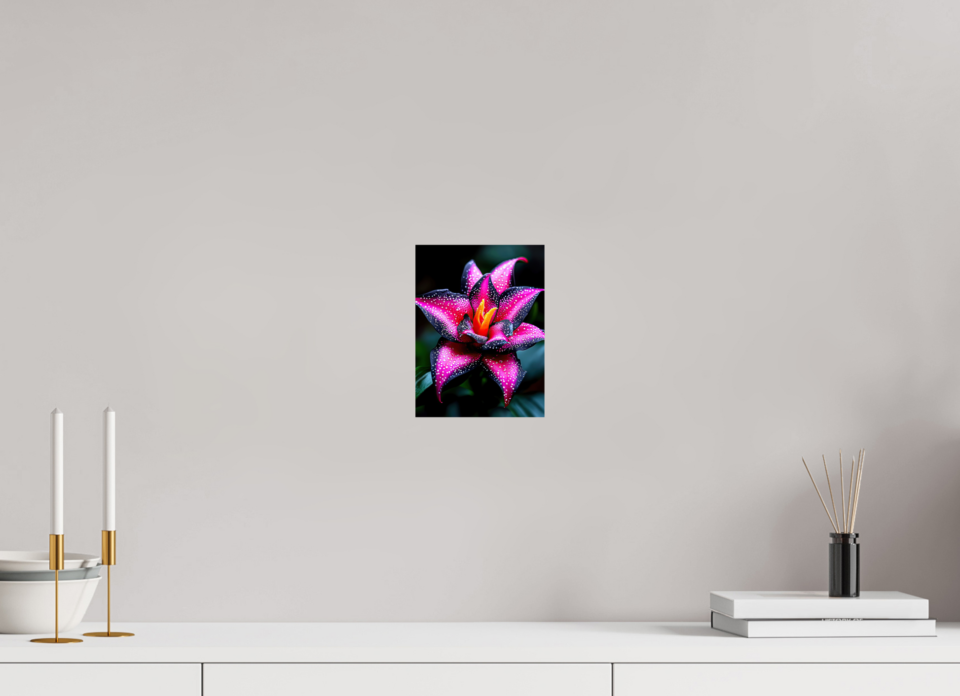 6 x 8″, Fine Art Print On Aluminum Dibond Pink Poison Flower