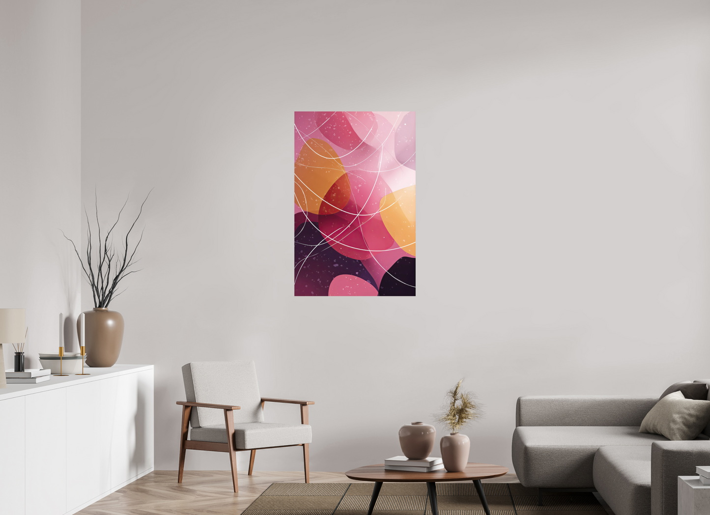 28 x 42.6″, Photo Print on Aluminum Backing Lava Lamp