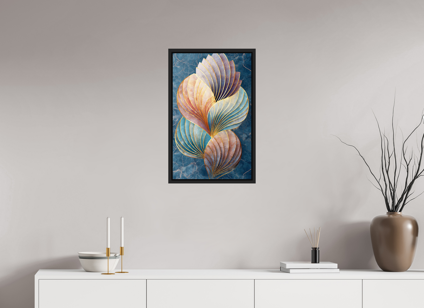 16 x 25.6″, Fine Art Print on Aluminum Dibond with Boarder Shells