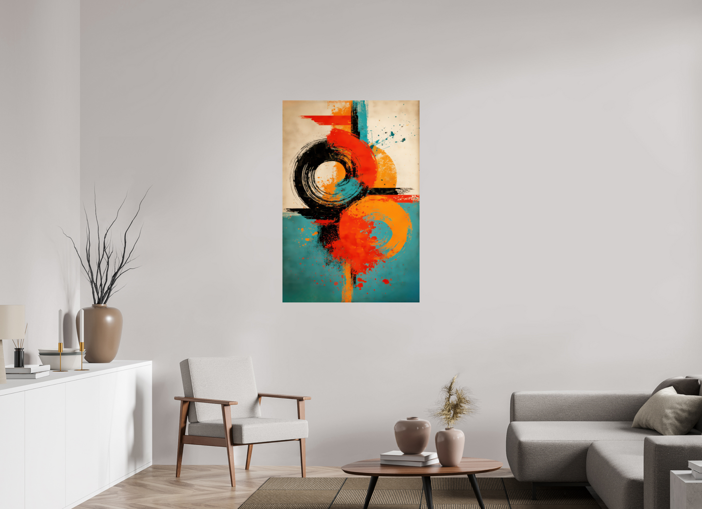 32 x 47.2″, Fine Art Print On Aluminum Dibond Abstract Traffic Sign