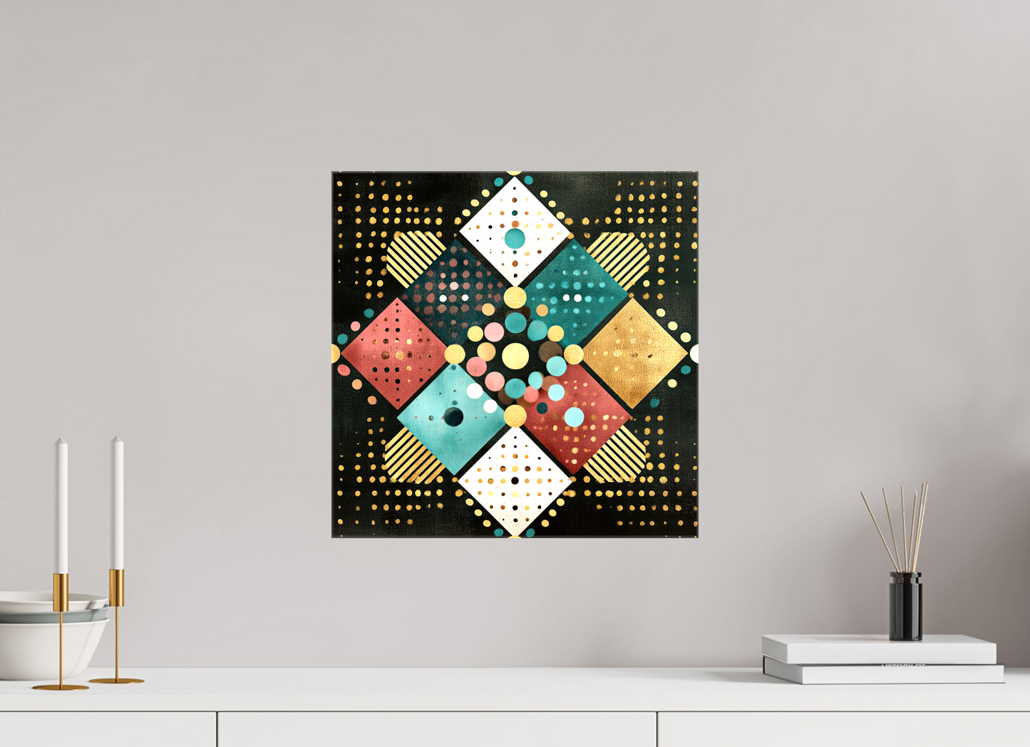15 x 15″, Glossy Canvas Squares