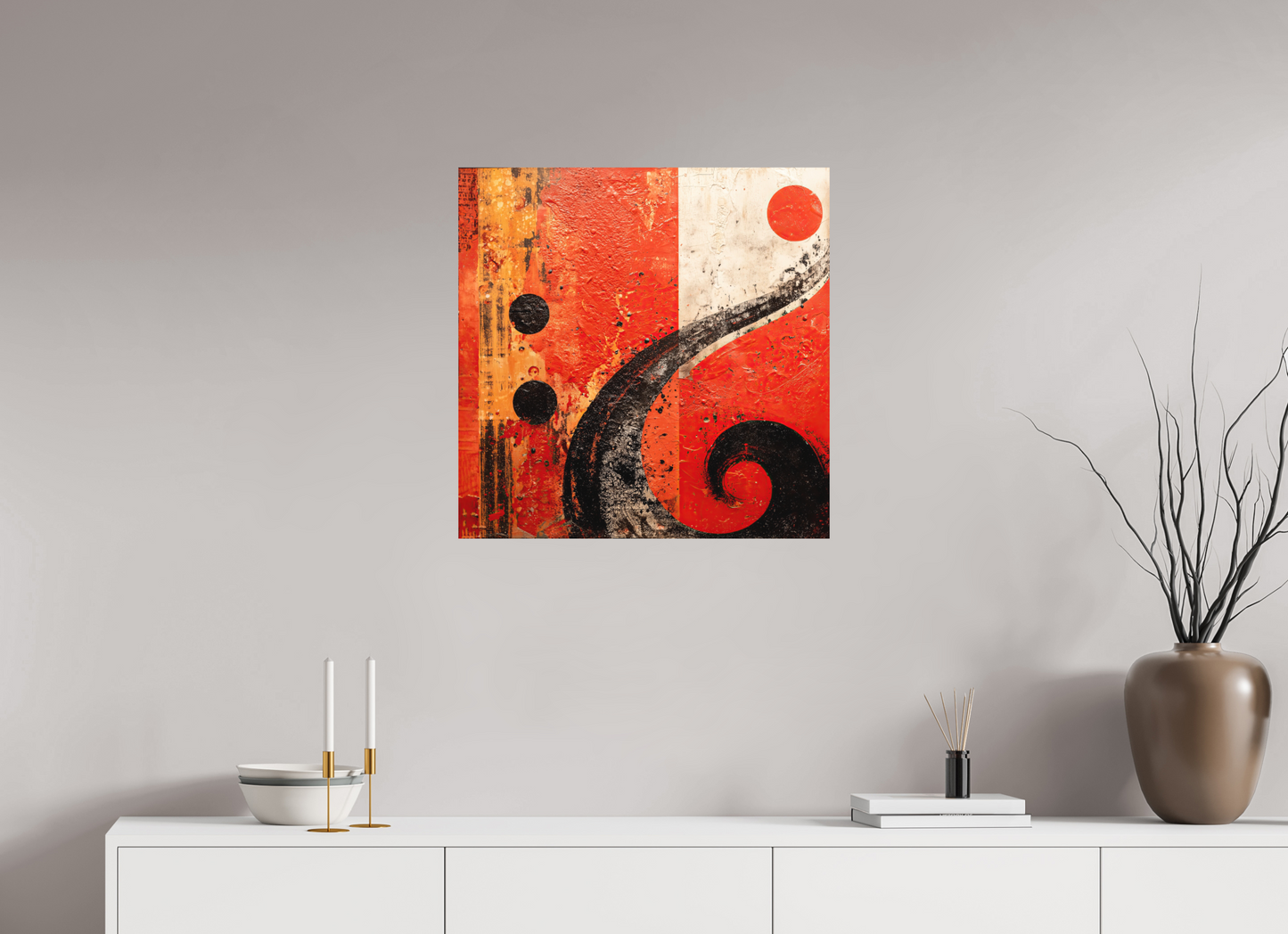 25 x 25″, Photo Print on Aluminum Backing Abstract Musical Note