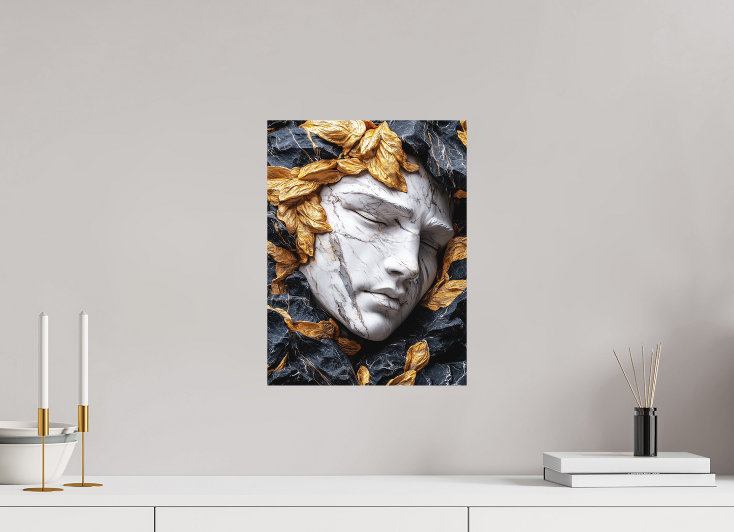 12 x 16″, Photo Print on Aluminum Backing Marble Face