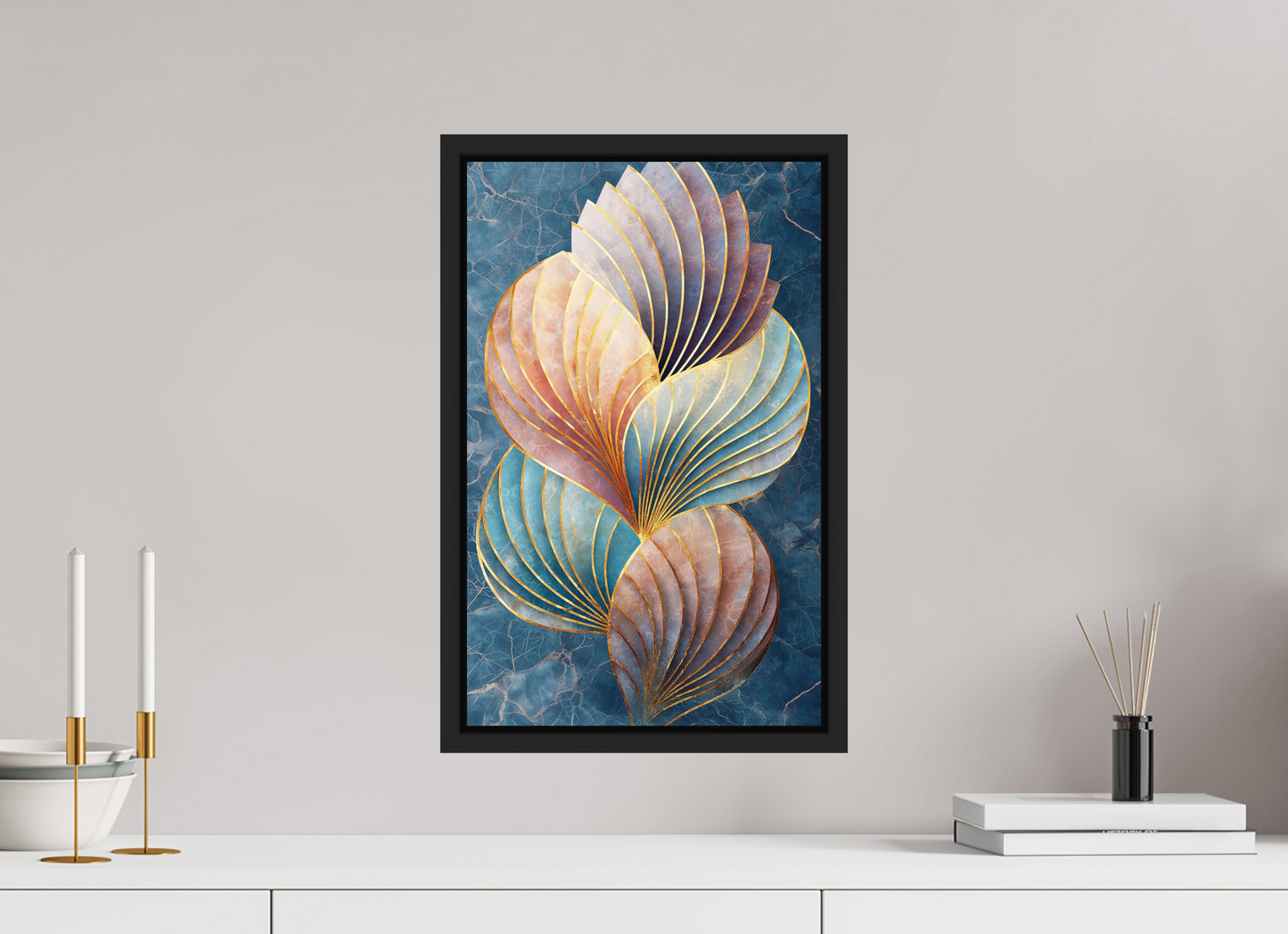 12 x 19.1″, Photo Print on Aluminum Backing with boarder Shells