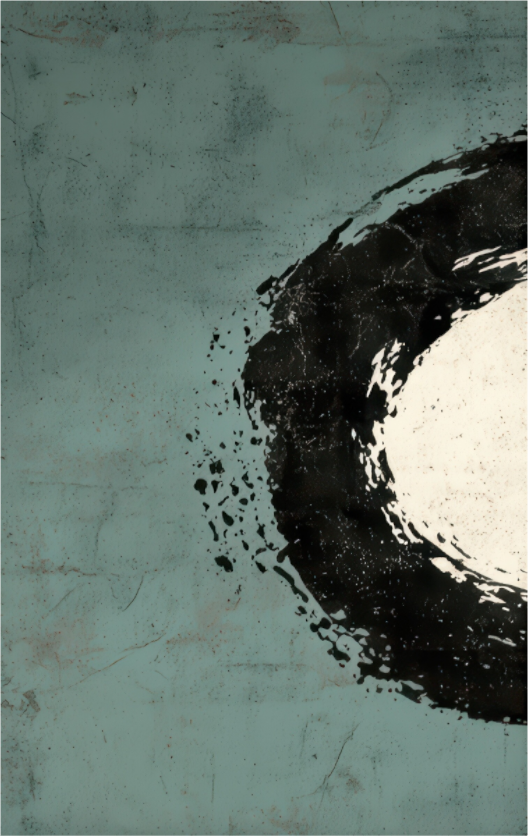 Main image Abstract Paint Brush Circle Left