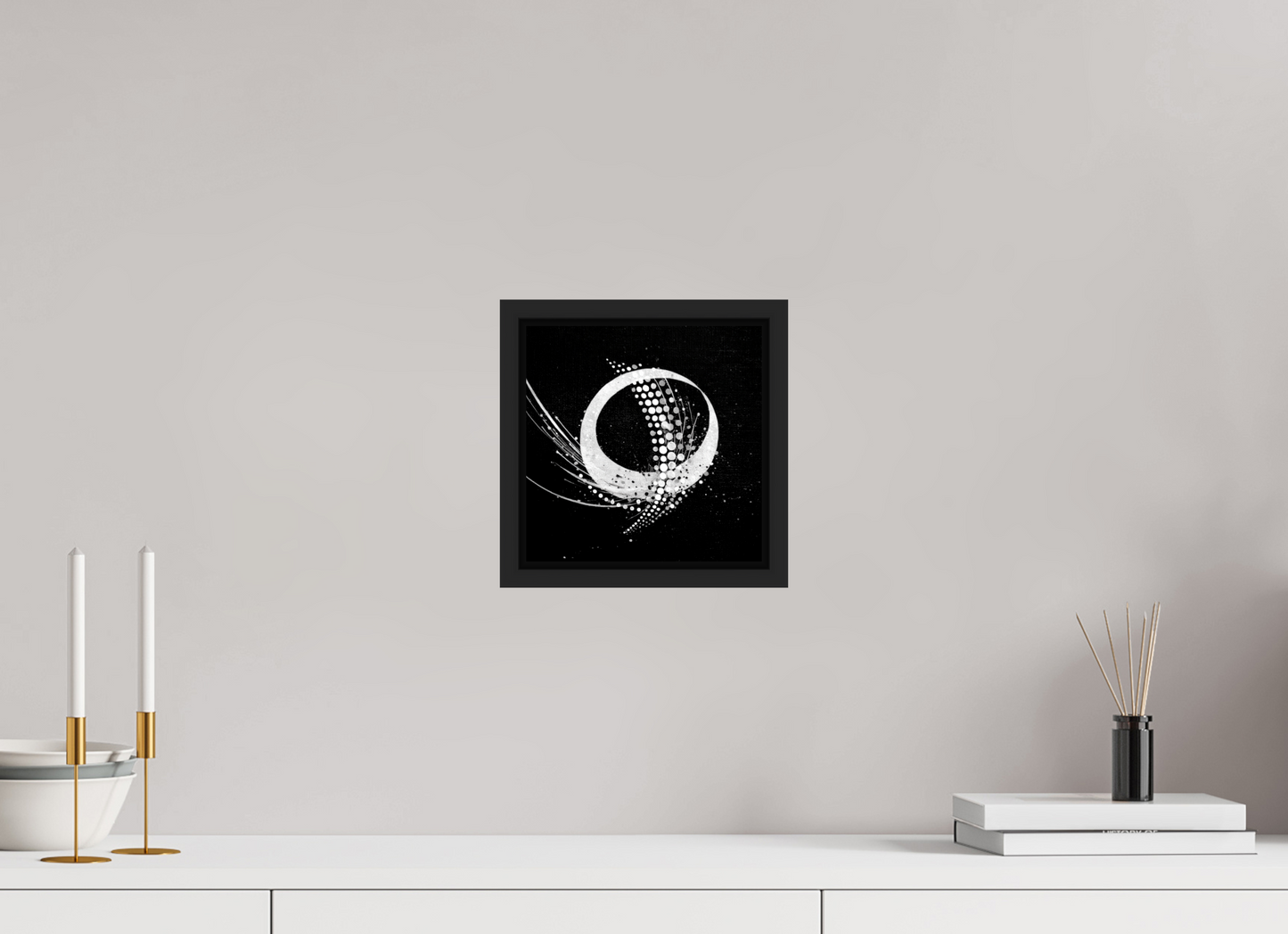 8 x 8″, Fine Art Print on Aluminum Dibond with Boarder Sputnik