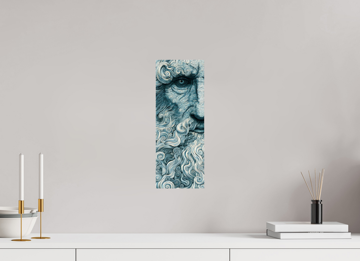 6 x 15.9″, Fine Art Print On Aluminum Dibond Philosopher