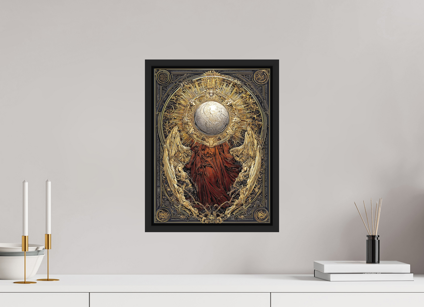 12 x 16″, Photo Print on Aluminum Backing with boarder Abstract Angel