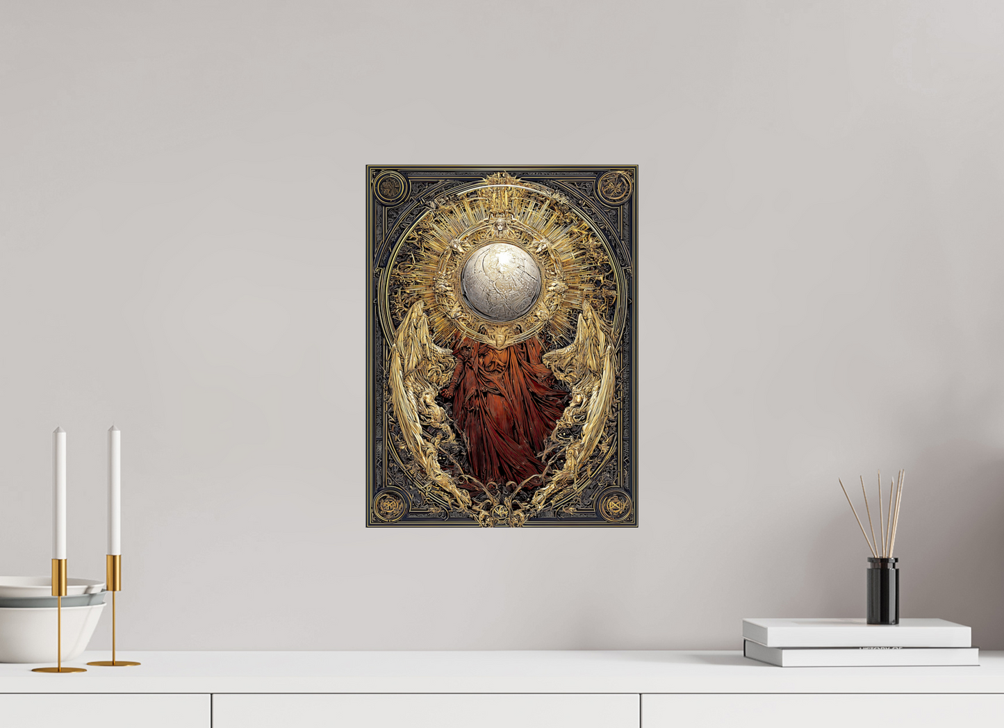 12 x 16″, Fine Art Print On Aluminum Dibond Abstract Angel