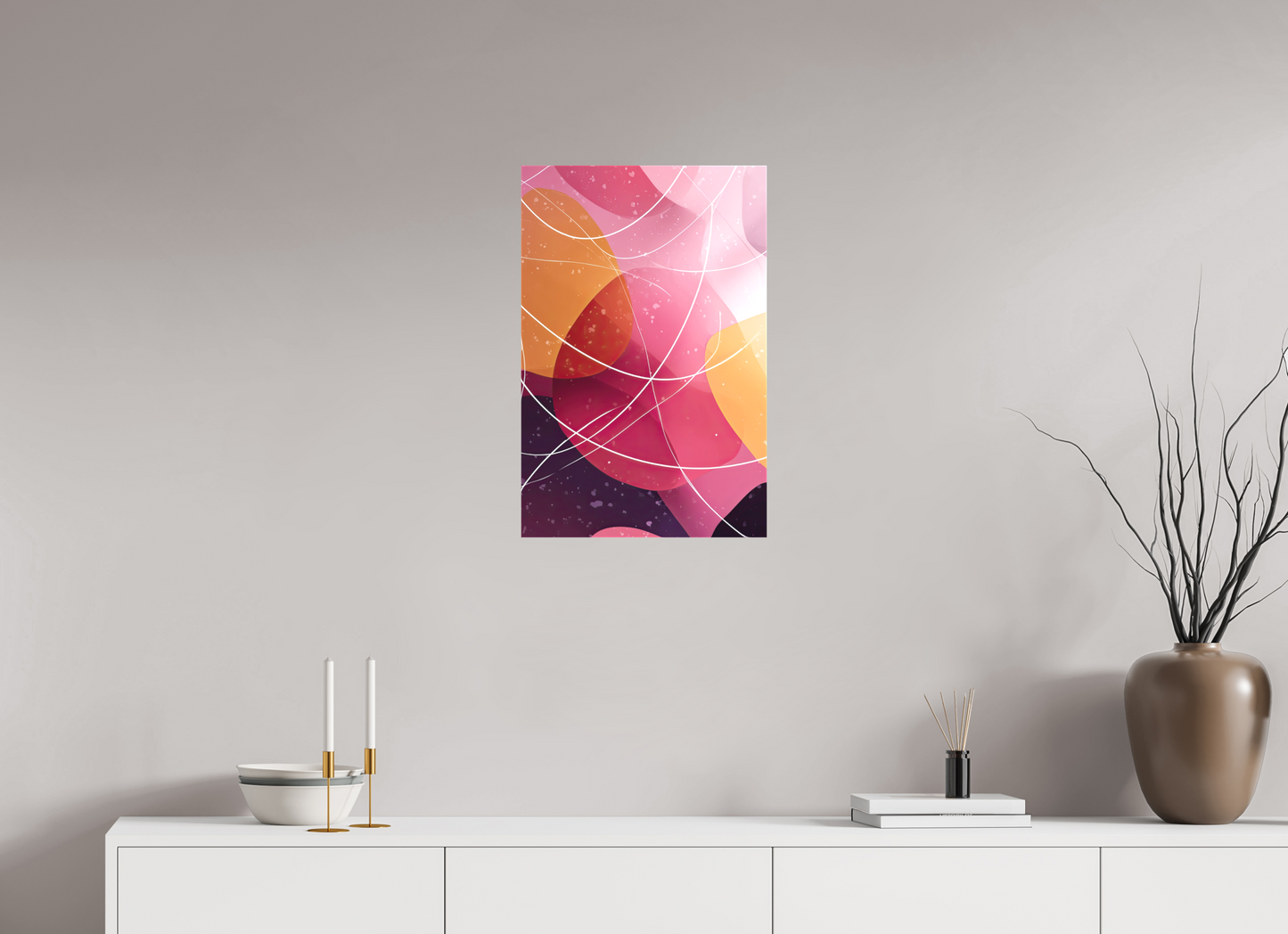 16 x 24.4″, Textile on Canvas Lava Lamp