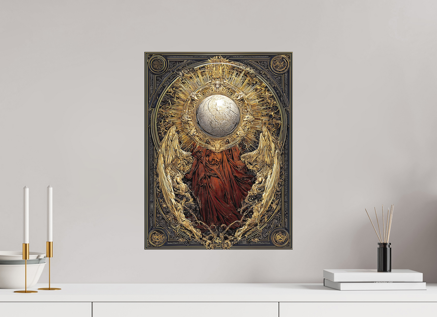 15 x 20″, Photo Print on Aluminum Backing Abstract Angel