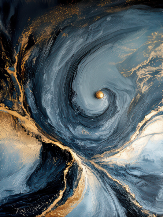 Main image Abstract Ocean Gold