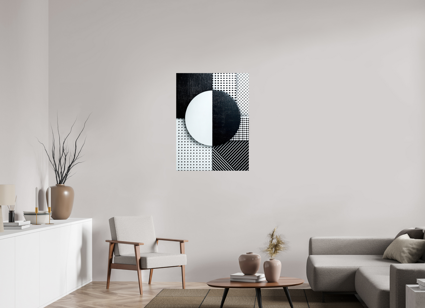 28 x 37.7″, Fine Art Print On Aluminum Dibond Black & White 3