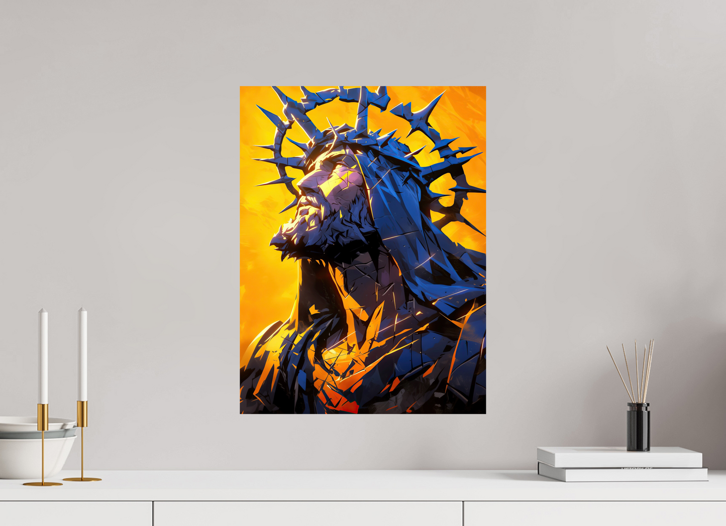 15 x 20″, Fine Art Print On Aluminum Dibond Jesus