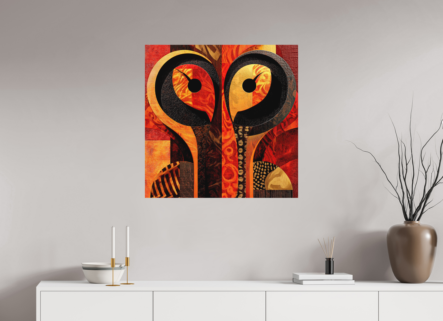 30 x 30″, Photo Print on Aluminum Backing Abstract Cutout 3