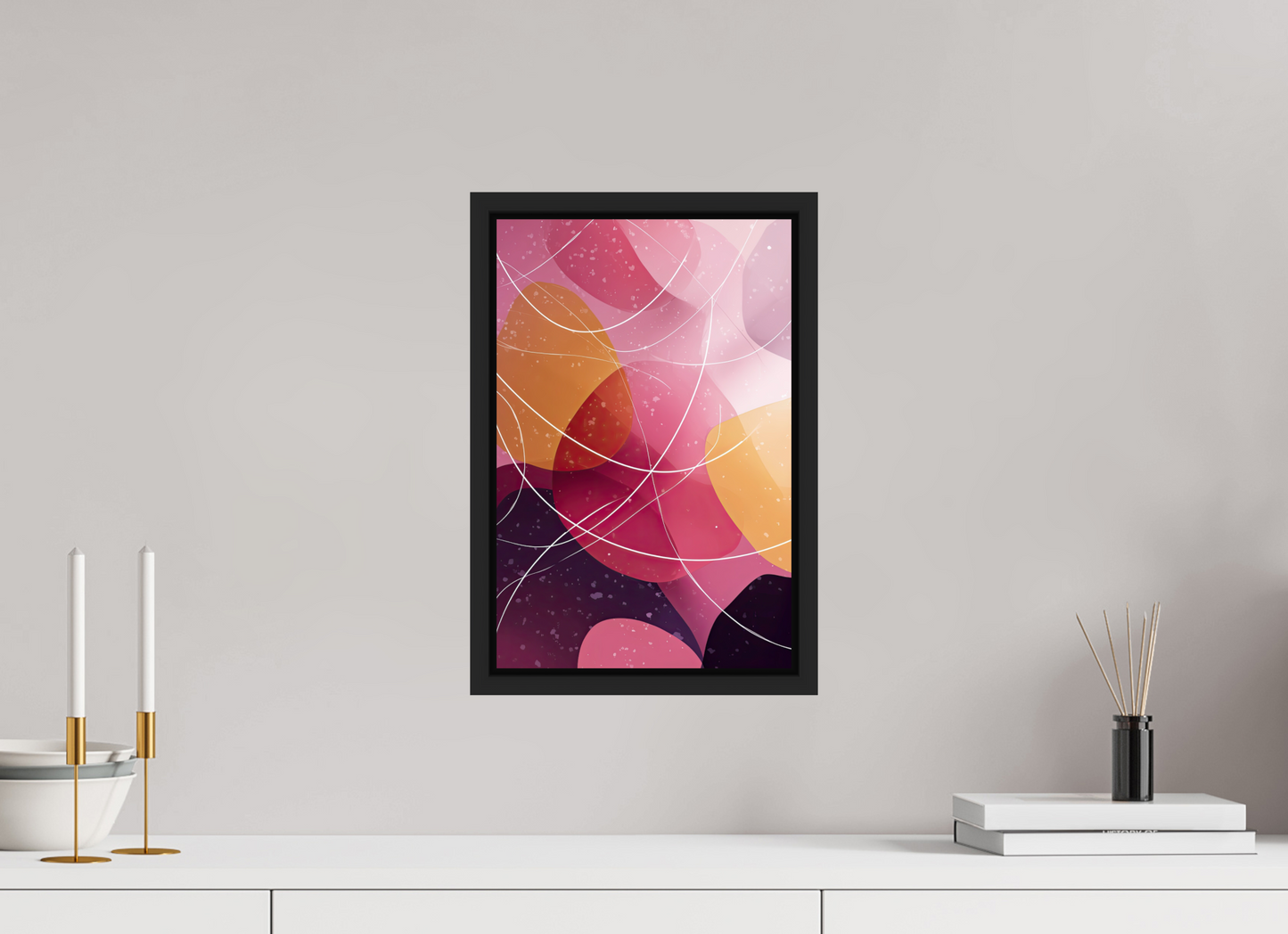 10 x 15.2″, Fine Art Print on Aluminum Dibond with Boarder Lava Lamp