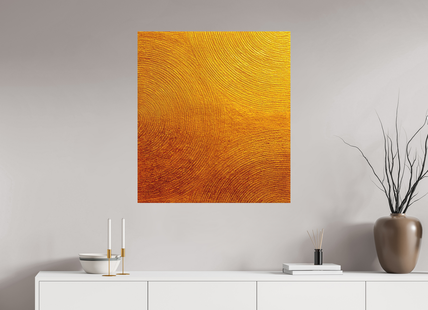31 x 34.8″, Photo Print on Aluminum Backing Desert Circles