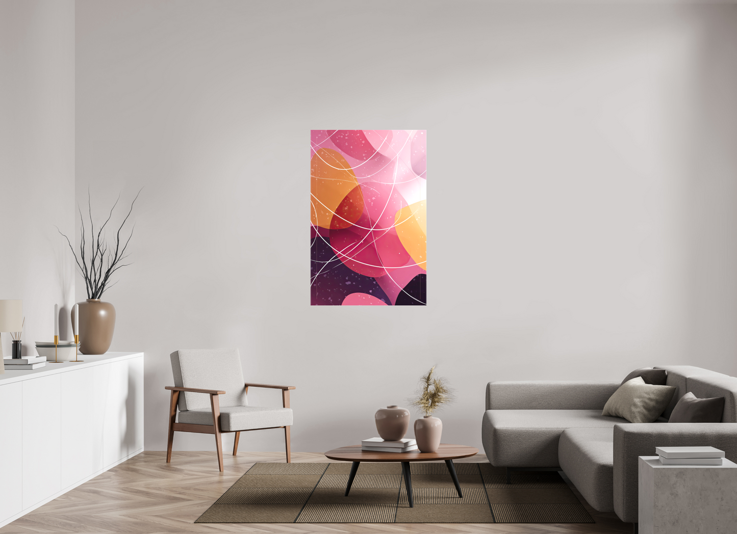 32 x 48.7″, Textile on Canvas Lava Lamp