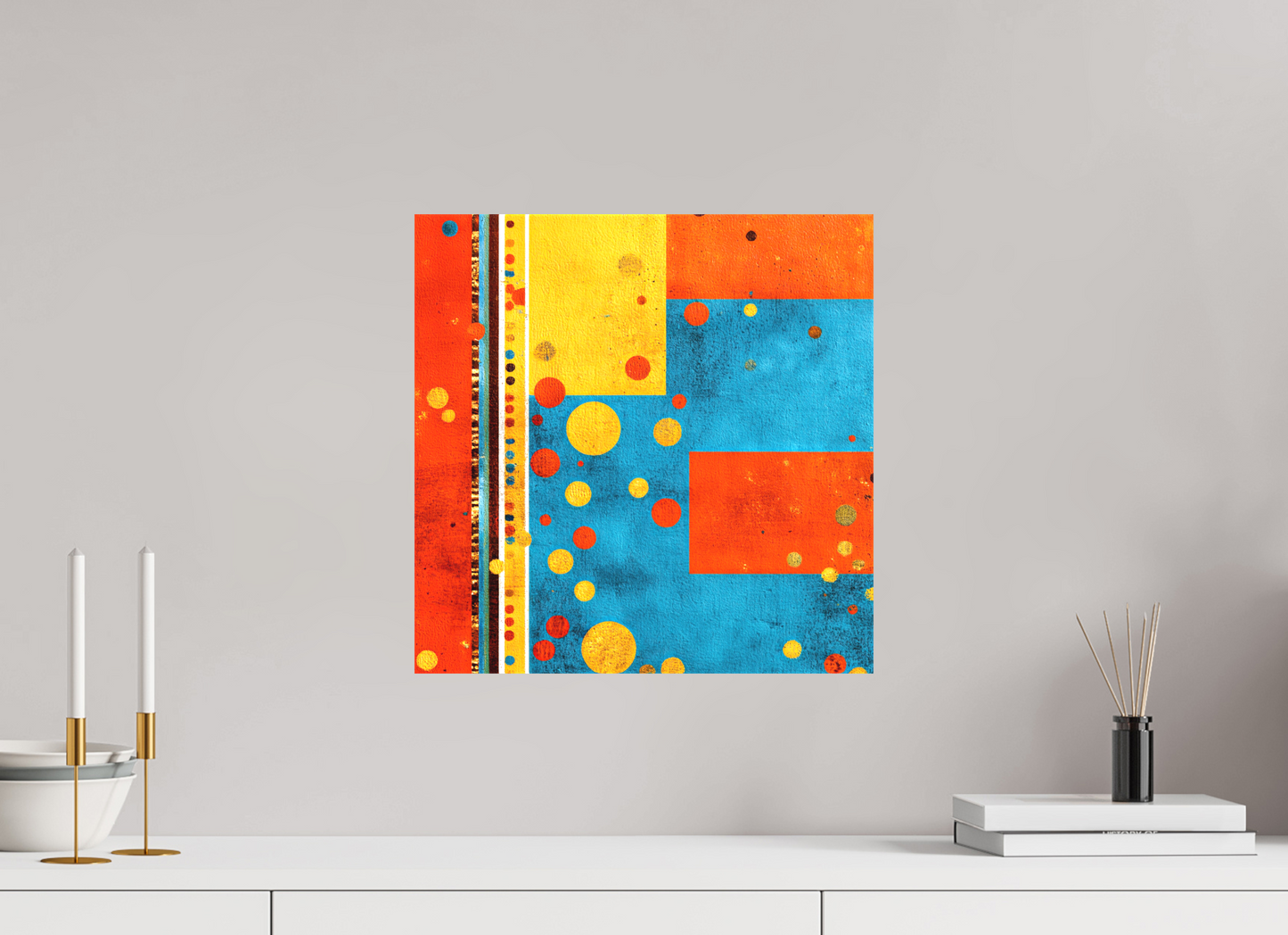 15 x 15″, Textile on Canvas Play Mat