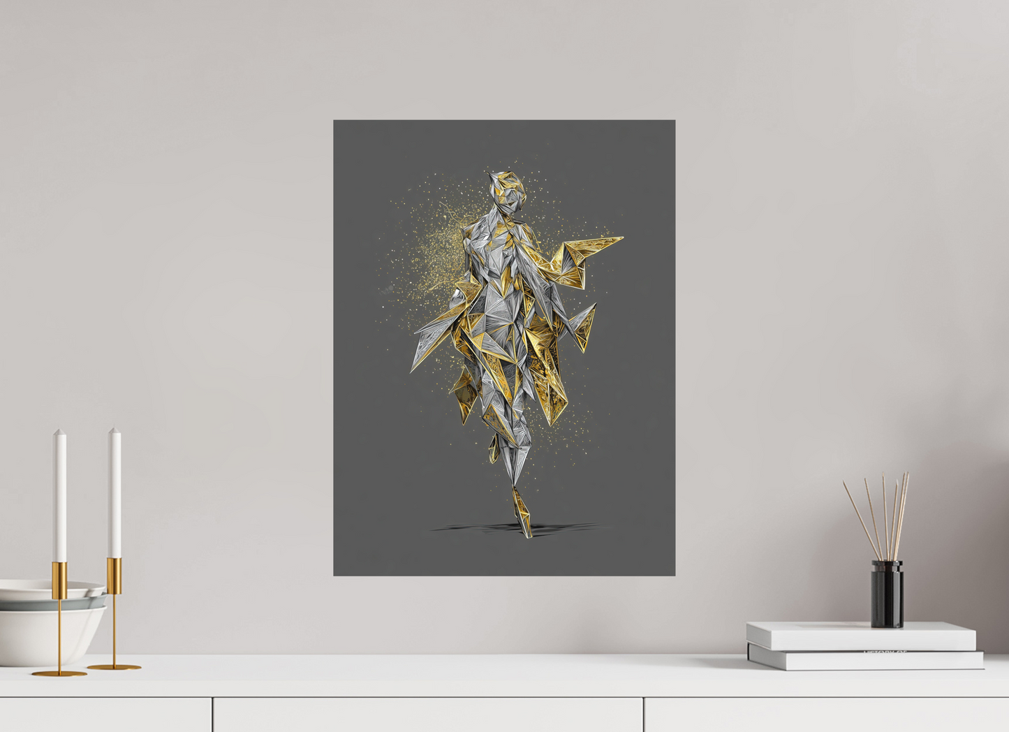 15 x 20″, Photo Print on Aluminum Backing Abstract Woman