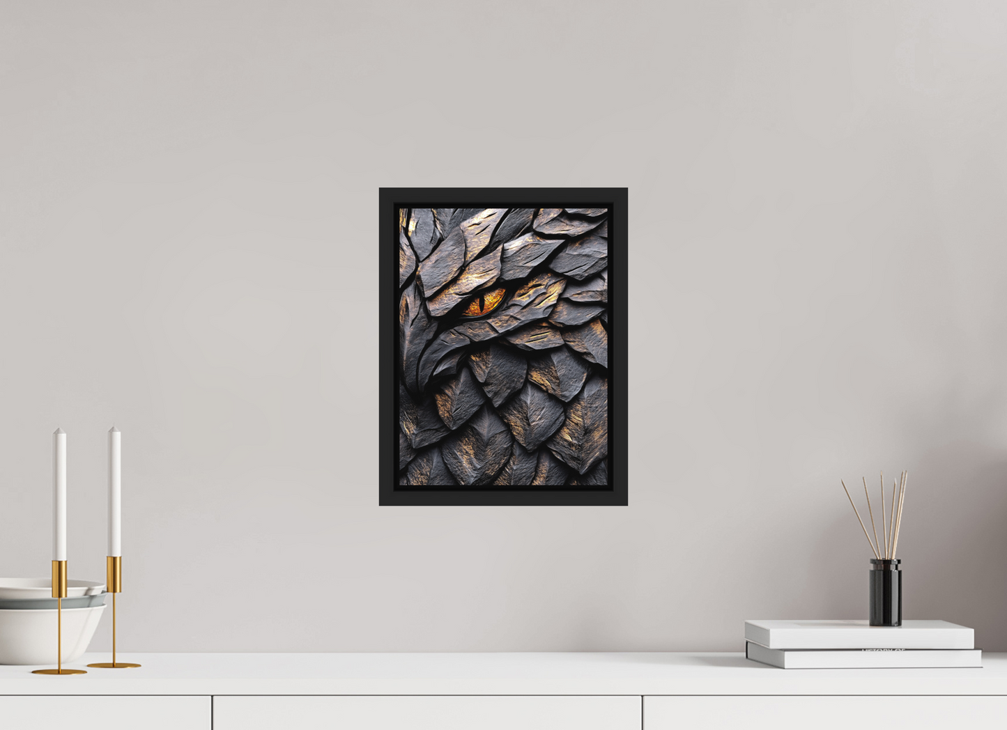 9 x 12″, Photo Print on Aluminum Backing with boarder Wooden Eagle